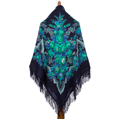 Павловопосадский платок Русская красавица 325-14