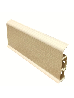 Плинтус напольный "ДЕКОНИКА" 85мм*2,2м ШИРОКИЙ 266 Клен светлый