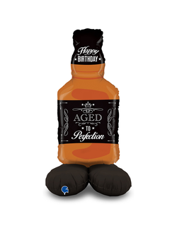 Шар 3D (50''/127 см) Фигура на подставке, Бутылка Виски