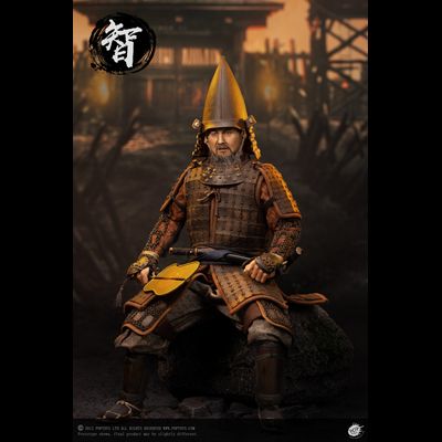Воин клана Кацумото с веером ("Последний самурай") - КОЛЛЕКЦИОННАЯ ФИГУРКА 1/6 scale Ashigaru Trio Second Bomb Zhi Ashigaru (EX046) - POPTOYS