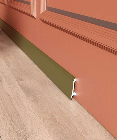 Cosca напольный плинтус, экополимер PX018