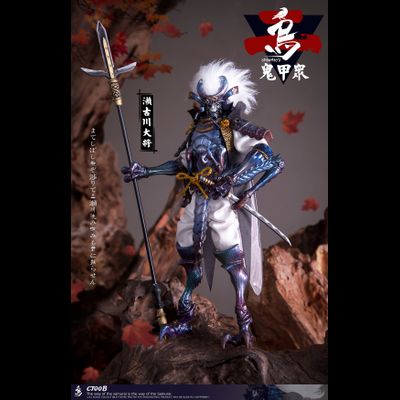Самурай-кузнечик, синий - КОЛЛЕКЦИОННАЯ ФИГУРКА 1/12 Soldier - Gweitong series 2 (CT00B) - CROW TOYS
