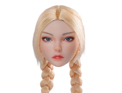 Женская голова (скульпт) Кэмми - 1/6 scale Video game girl 2.0  hairstyle (Cammy) (FG083A ) - Fire Girl Toys