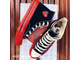 черные высокие кеды Converse play Comme des Garcons с красной подошвой a01793c фото