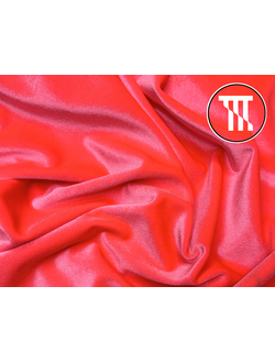 Бархат-стрейч, цв. Яркий коралл