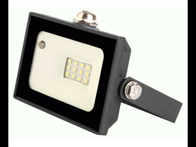 General прожектор с датчиком освещенности 10W(860lm) 6500K 6K 96x80x24 IP65 черн GTAB-S1-10BT-IP65-6 403221