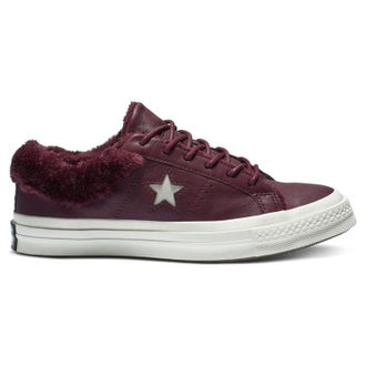 Converse faux fur one star hotsell