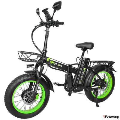 Электровелосипед SYCCYBA H1 (F10) DUAL 20AH зеленый