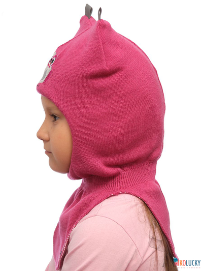 Шапка-шлем  20101-05, цвет малиновый р. 52-54