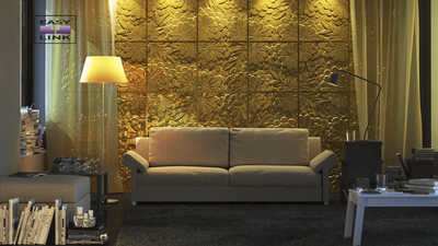 Гипсовая панель FLORA артикул M-0042