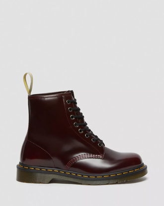 Ботинки Dr Martens 1460 Vegan Lace Up бордовые