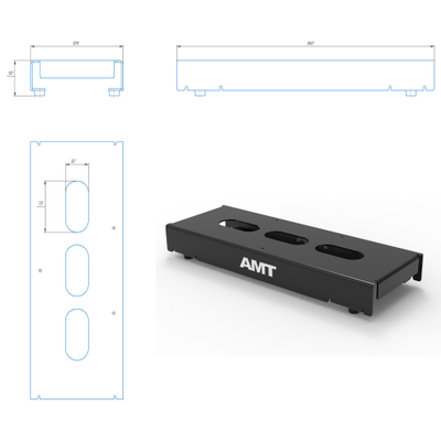 Универсальный педалборд AMT Pedalboard PB-4