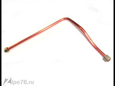 Трубка компрессора 550 медная с гайками на 16мм резьба