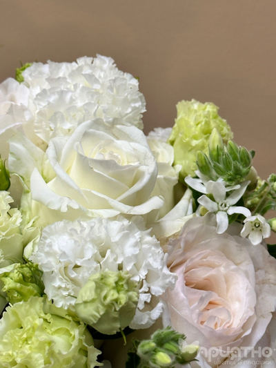 Букет невесты & Бутоньерка № 1304