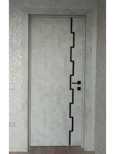 PRESTIGE. МОДЕЛЬ ТЕХНО 1, ВЕРТИКАЛЬНАЯ ГЕОМЕТРИЧЕСКАЯ ВСТАВКА из СТЕКЛА ТРИПЛЕКС или ЗЕРКАЛА.