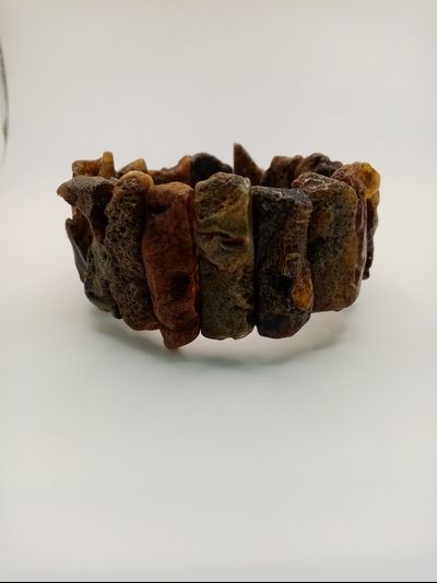 Браслет из "дикого" янтаря.