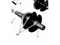 Коленвал (Коленчатый вал) Оригинал BRP 420295030 для BRP Can-Am (Crankshaft Ass'y)