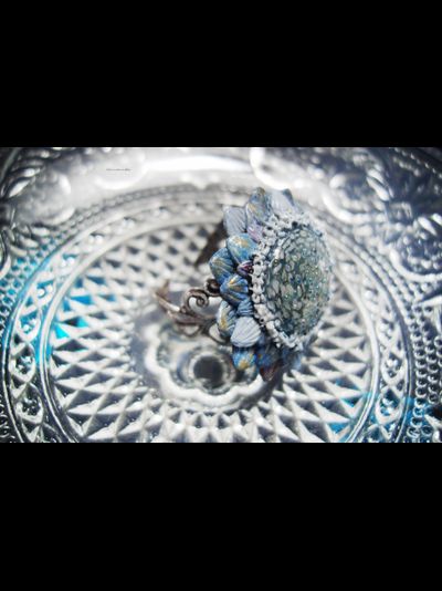 &quot;Астра Галактика&quot;, фэнтезийное кольцо-цветок в космическом стиле