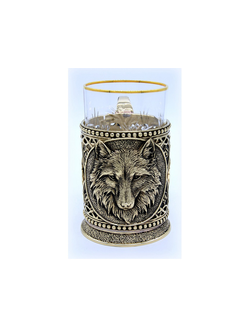 фотография подстаканника волк