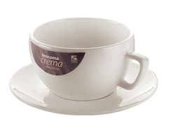 Чашка для завтрака CREMA, с блюдцем / Tescoma