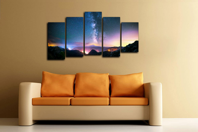 Модульная картина "Млечный путь"