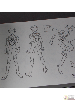 Оригинальный Арт Бук Neon Genesis Evangelion - Artworks Book 2015 Edition (Евангелион заметки аниматоров)