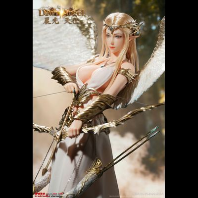 ПРЕДЗАКАЗ - Светлая эльфийка-ангел - Коллекционная фигурка 1/6 Dawn Angel (White) (PL2025-233A) - TBLeague ?ЦЕНА: 25700 РУБ.?