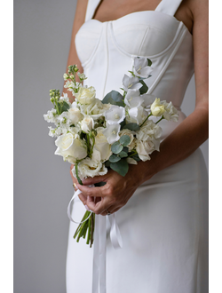 Букет невесты & Бутоньерка № 1367