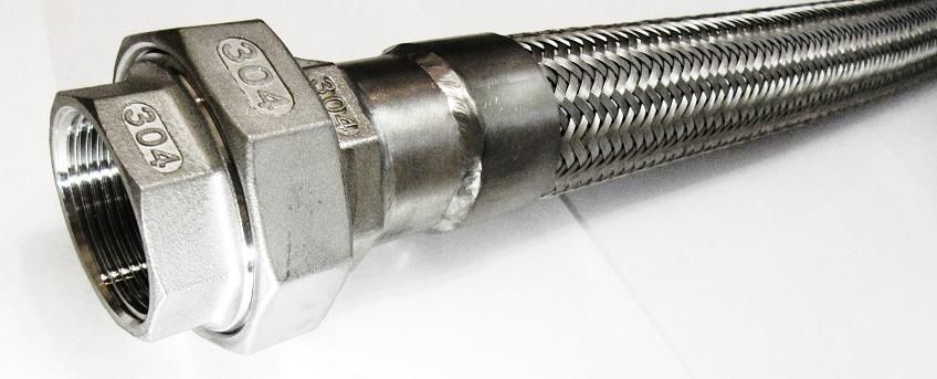 МРВД Металлорукав высокого давления с разъемными соединениями американка из нержавейки