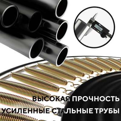 Батут с защитной сеткой PERFETTO SPORT PREMIUM STRONG 8 диаметр 2,4 м