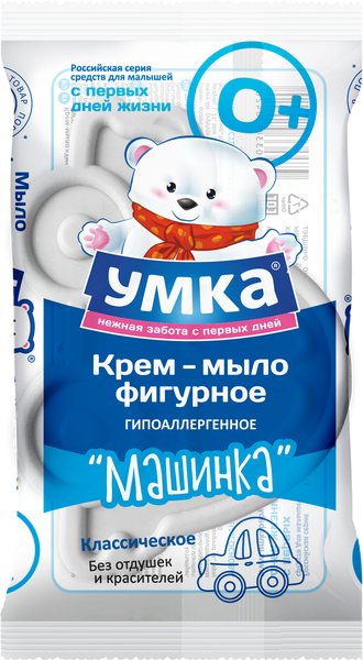 УМКА Детское мыло фигурное Машинка 60г