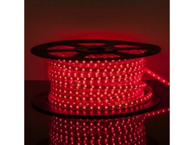 Ecola Лента св/д 220V 12x7 4.8W/m 60Led/m IP68 Красный (кратно 10!) S10R05ESB (цена за 1м)