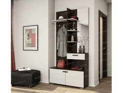 ЛДСП Прихожая ИНЕС - Шкаф ВЗ1000 Венге-Лоредо