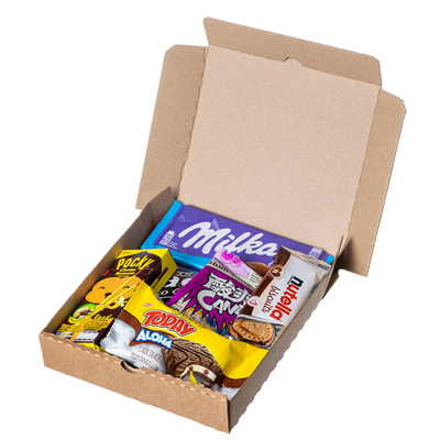 Коробка сладостей - Размер S (6-8 сладостей)