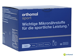 Витамины Orthomol Sport Taurine / Ортомол Спорт Таурин 30 дней (питьевые бутылочки/таблетки)