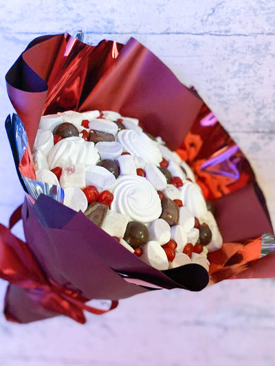 Букет из зефира с шоколадом