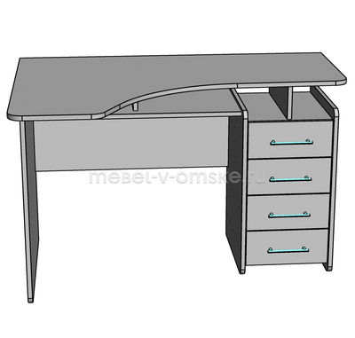 Стол компьютерный №116 (Вишня)