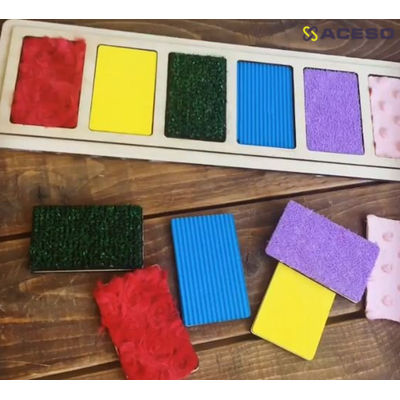 Тактильные дощечки на платформе 6 штук