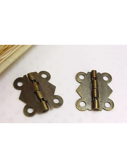 Петля для шкатулок малая,  бронза