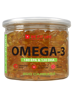 SUPER FOOD NATURAL OMEGA 3 (1000MG/200CAPS) (BEFITLIFE)