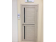 Дверь остекленная с покрытием экошпон "Кельн лиственница светлая"