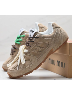 Miu Miu x New Balance 530 Light Brown