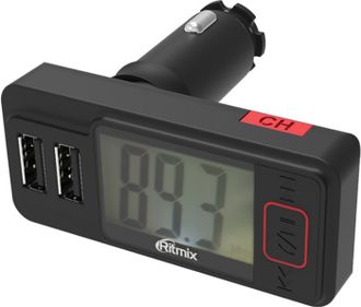 Автомобильный FM-модулятор Ritmix FMT-A775 (черный)