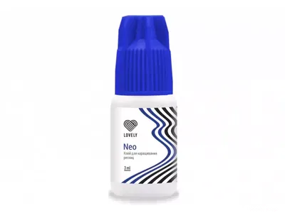Lovely Клей чёрный "Neo" для наращивания ресниц, 3 мл | Нео