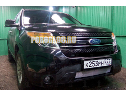 Защита радиатора Ford Explorer 2010-2015 chrome