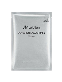 Тканевая маска для осветления кожи с пептидами JMsolution Donation Facial Mask Dream, 37 мл