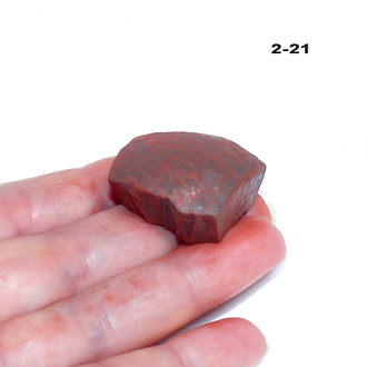 Гематит-кровавик натуральный (необработанный) Курск №2-21: 31,2г - 27*27*15мм
