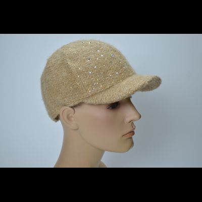 Бейсболка Vizio 1314 VM горчичная стразы