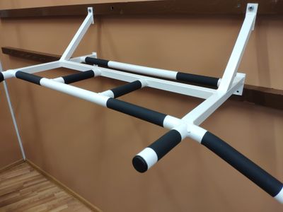 Турник с 4 хватами, усиленный, с перекладиной для пресса (TUR-005/5)