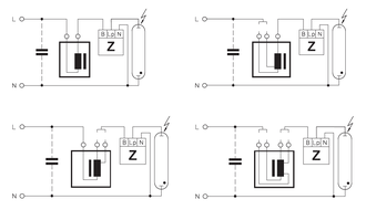 Магнитный балласт (ПРА) для газоразрядных ламп Vossloh-Schwabe NaHJ 250.204 1-250 529087